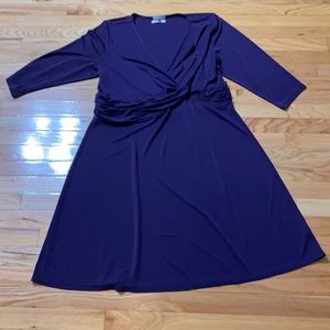 Plum easy fit dress